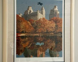 Doug Webb "Nightfall" Serigraph.  Signed, numbered.