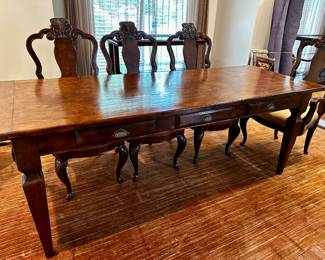 J. Peterman Farmhouse dining room table - by Jeffco