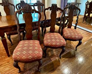 J. Peterman "Sussex" dining chairs (six side chairs, two armchairs available) - - by Jeffco