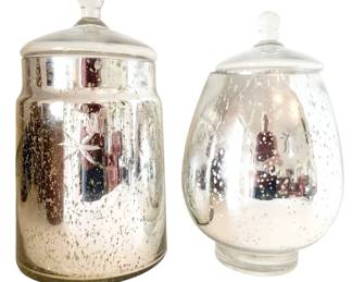 Mercury Glass Containers