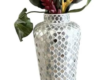 Mosaic Mirrored Vase