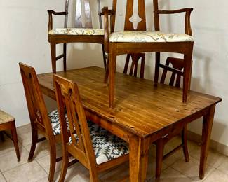 MCM Dining Chairs and Ikea Table