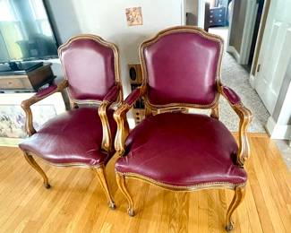 maroon chairs 