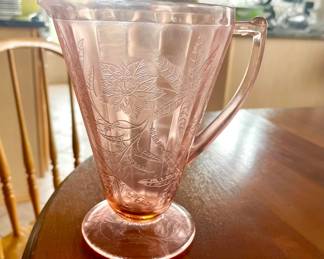Depression glass pitcher 