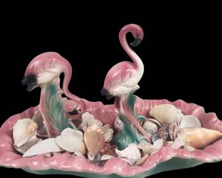 Porcelain Flamingos