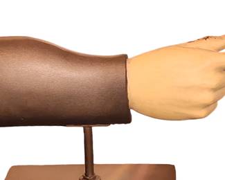 "Right this Way" Don't ever let people get lost coming into your door with this great conversation piece!