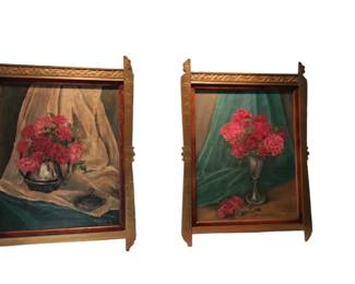 Over 100 different oil paintings and wall prints
