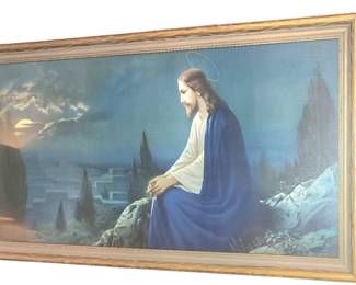 Over 100 different oil paintings and wall prints
