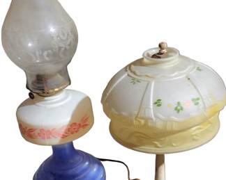 150+ lamps incl art deco, mid century