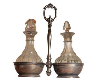 Vintage oil and vinegar bottles