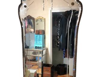Over 150 various decorative mirrors including antique, mid-century, french and art deco