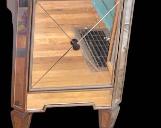 Mirrored end cabinet