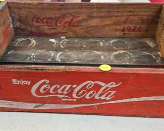 WOODEN COCAL COLA CRATE
