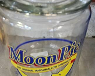 GLASS MOON PIE CANISTER