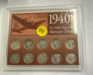 1940S THE GOLDEN YEARS OF MERCURY DIMES