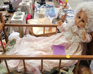 DOLL AND CRADLE