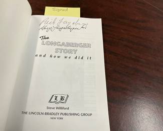 The Longaberger Story Autographed 