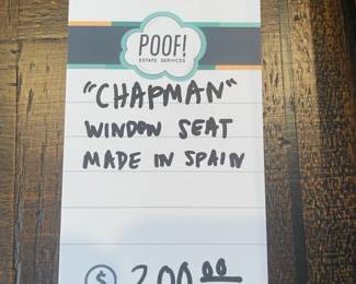 Chapman Window Seat