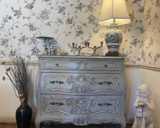 Trouvailles Inc Painted Commode