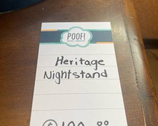 Heritage Nightstand