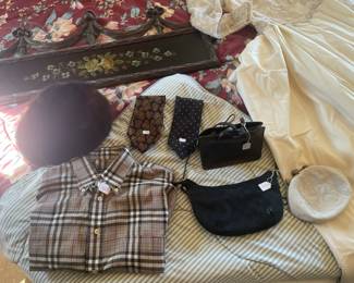 Burberry Button Down, Ties, Purses
