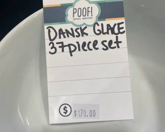 Dansk Glace 37 Piece Set