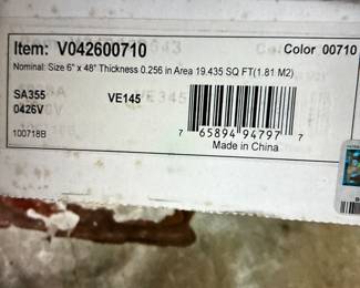 There are 10 boxes of this flooring