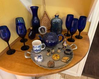 Cobalt Blue Items and other treasures