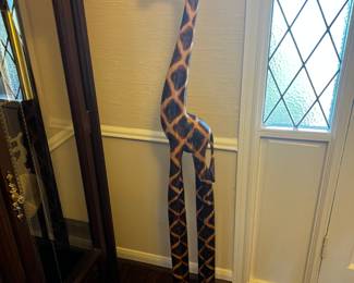 Wood carved Giraffe