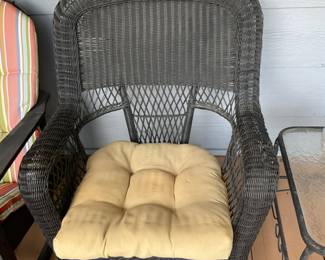 Wicker rocker
