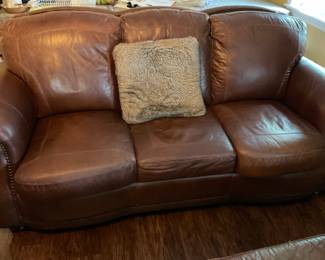 Distressed Leather couch