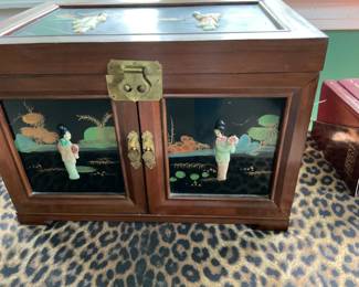 Asian style jewelry chest