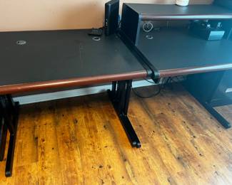 (2) Computer Desk with Shelf