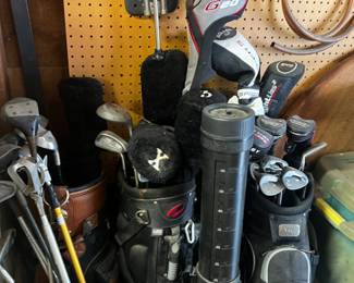 Collection of Golf Clubs 