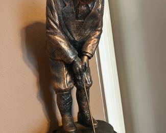 Bronze like Golf Statue