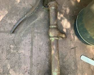 Antique water pump