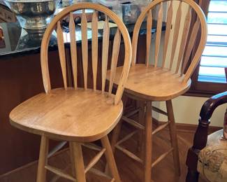 Pair bar stools