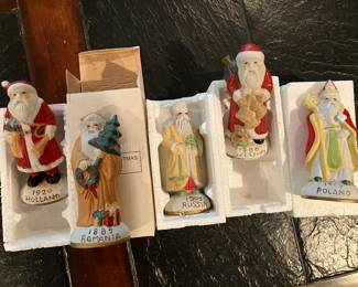Father Christmas from 5 different countries