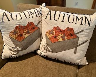 Autumn pillows