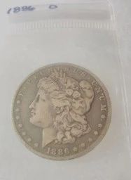 Antique Morgan Silver Dollar New Orleans Mint