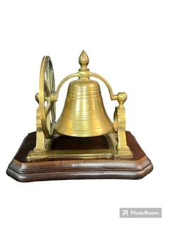 Brass Bell on Pedestal