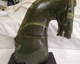 Austine Jade Horse Sculpture