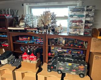 Pics throughout of a "Massive Die Cast Car/Truck  Collection representing well over 1 to 2,000 and More! Fabulous Condition!!! Seeing in person is Believing!!! Keep scrolling  This Awesome Collection is pictured throughout!!!