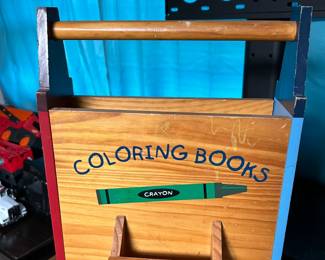 What a Unique Idea a Coloring Book Center!
