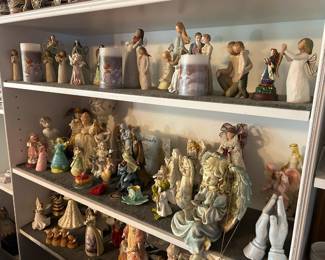 Shelves of  Fabulous Angel Collections including Willow Tree and More!