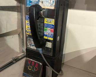 ANTIQUE RARE BELL SOUTH USA OLYMPIC PAY PHONE