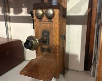 Awesome "Real" Antique Wall Phone! Beautiful!
