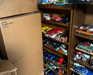 Pics throughout of a "Massive Die Cast Car/Truck  Collection representing well over 1 to 2,000 and More! Fabulous Condition!!! Seeing in person is Believing!!! Keep scrolling  This Awesome Collection is pictured throughout!!!