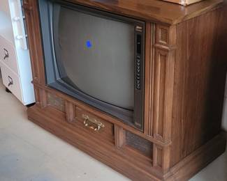 Old console TV - inoperable but great for a repurpose project!