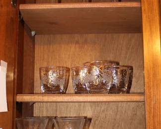Several sets of specialty drinkware. 